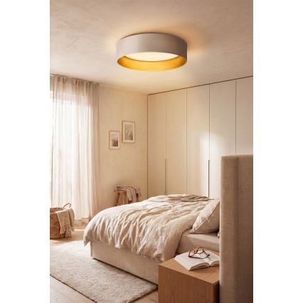 Brilagi - LED stropna svjetiljka VELVET SIMPLE LED/36W/230V 3000K Ø 55 cm krem/zlatna