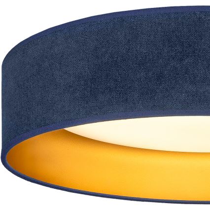 Brilagi - LED stropno svjetlo VELVET SIMPLE LED/36W/230V 3000K Ø 55 cm plavo/zlatno