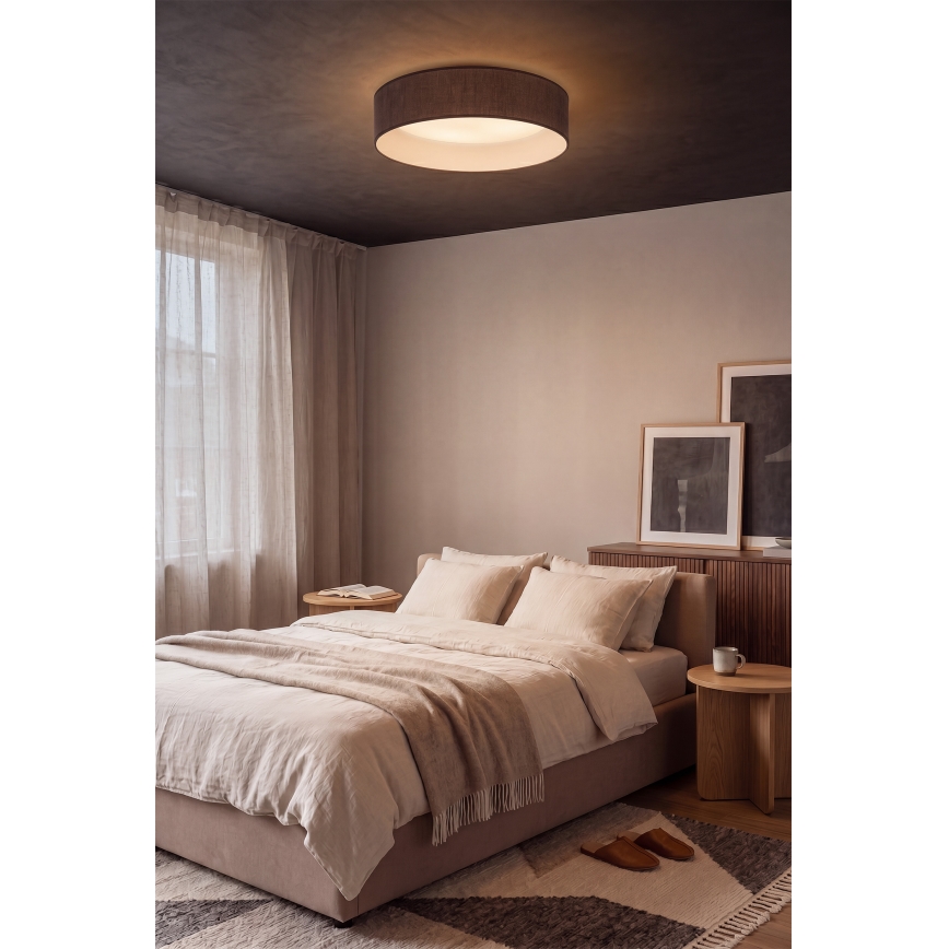 Brilagi - LED stropna svjetiljka VELVET SIMPLE LED/36W/230V 3000K Ø 55 cm smeđa