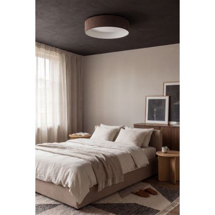 Brilagi - LED stropna svjetiljka VELVET SIMPLE LED/36W/230V 3000K Ø 55 cm smeđa