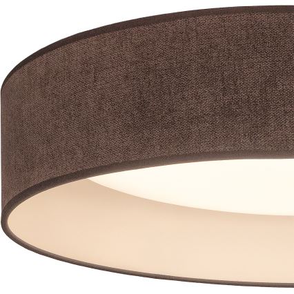 Brilagi - LED stropna svjetiljka VELVET SIMPLE LED/36W/230V 3000K Ø 55 cm smeđa