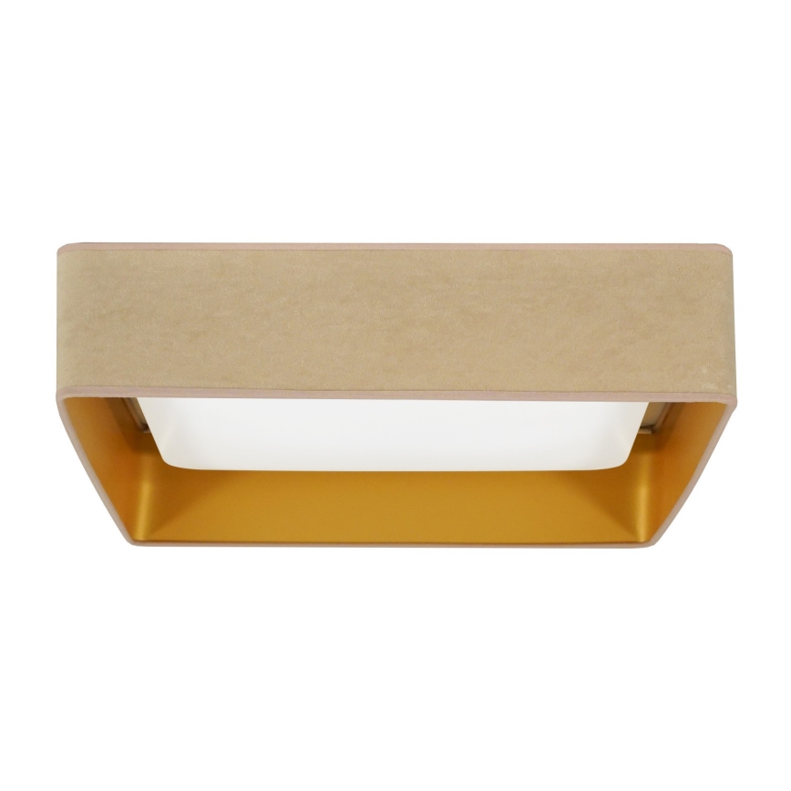 Brilagi - LED Stropna svjetiljka VELVET SQUARE LED/24W/230V bež
