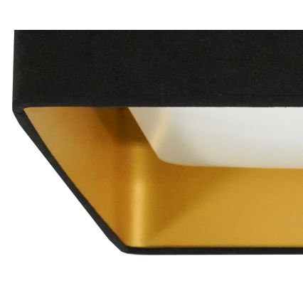 Brilagi - LED Stropna svjetiljka VELVET SQUARE LED/24W/230V crna