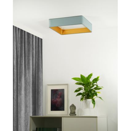 Brilagi - LED Stropna svjetiljka VELVET SQUARE LED/24W/230V menta