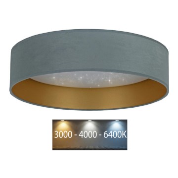 Brilagi - LED Stropna svjetiljka VELVET STAR LED/36W/230V pr. 55 cm 3000K/4000K/6400K menta/zlatna