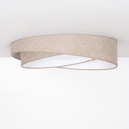 BRILAGI - LED stropna svjetiljka VELVET TWIST LED/24W/230V 4000K Ø 55 cm bež