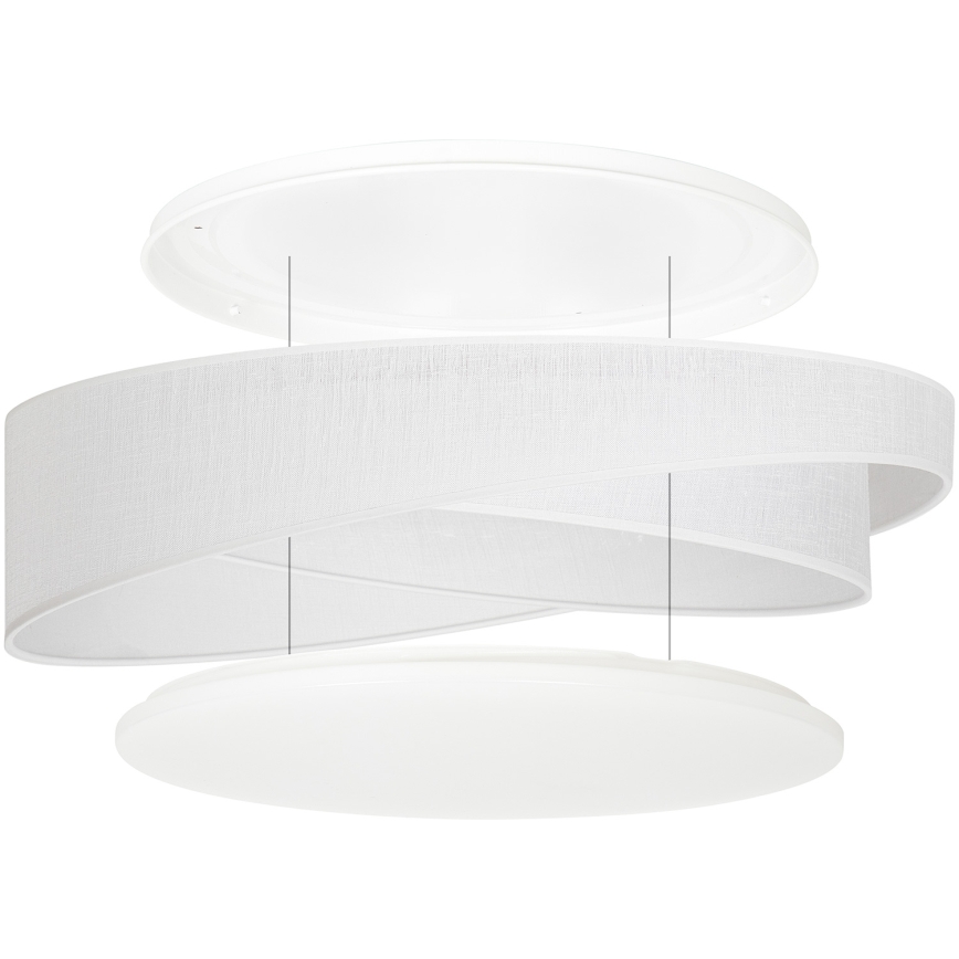 BRILAGI - LED stropna svjetiljka VELVET TWIST LED/24W/230V 4000K Ø 55 cm bijela
