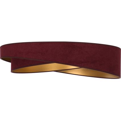 BRILAGI - LED stropno svjetlo VELVET TWIST LED/24W/230V 4000K Ø 55 cm bordo/zlatna