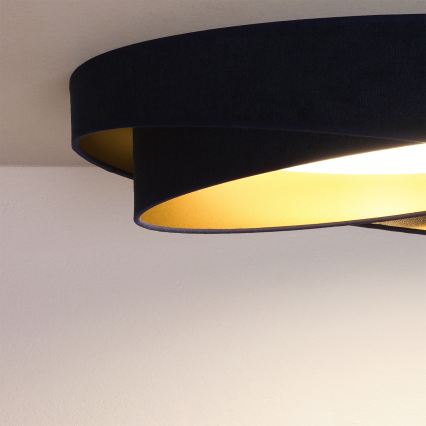 BRILAGI - LED Stropna svjetiljka VELVET TWIST LED/24W/230V 4000K Ø 55 cm plava/zlatna