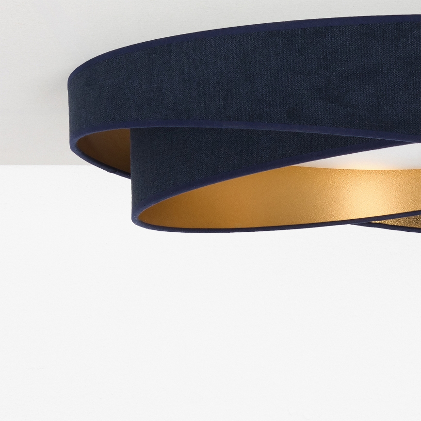 BRILAGI - LED Stropna svjetiljka VELVET TWIST LED/24W/230V 4000K Ø 55 cm plava/zlatna