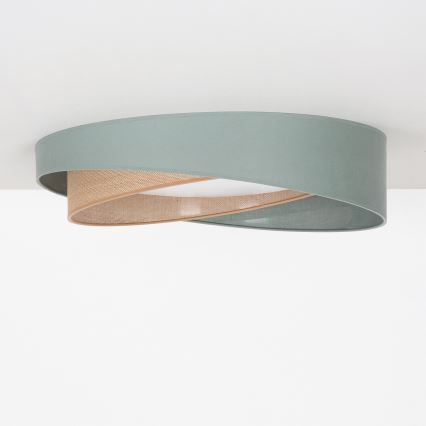 BRILAGI - LED stropno svjetlo VELVET TWIST LED/24W/230V 4000K Ø 55 cm zelena/bež