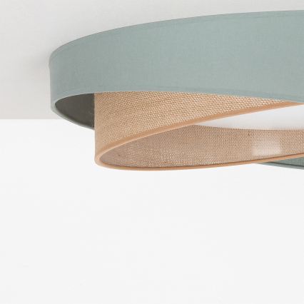 BRILAGI - LED stropno svjetlo VELVET TWIST LED/24W/230V 4000K Ø 55 cm zelena/bež