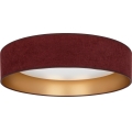 Brilagi - LED stropna svjetiljka VELVET VARI LED/24W/230V 3000/4000/6500K promjer 45 cm bordo/zlatna
