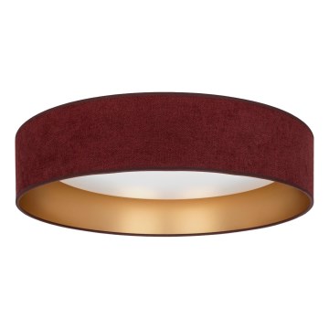 Brilagi - LED stropna svjetiljka VELVET VARI LED/24W/230V 3000/4000/6500K promjer 45 cm bordo/zlatna