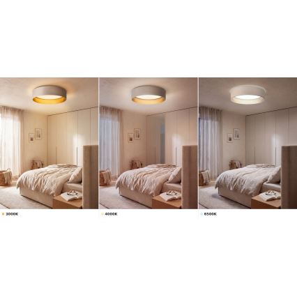 Brilagi - LED stropno svjetlo VELVET VARI LED/24W/230V 3000/4000/6500K Ø 45 cm krem/zlatna