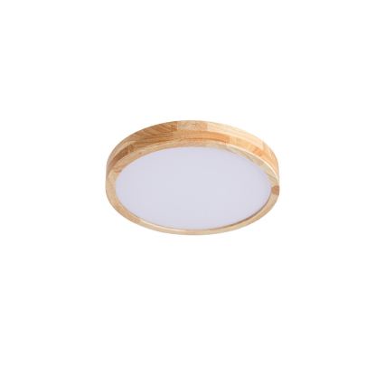 Brilagi - LED stropna svjetiljka WOODLINE LED/24W/230V 3000/4000/6000K hrast prom. 30 cm