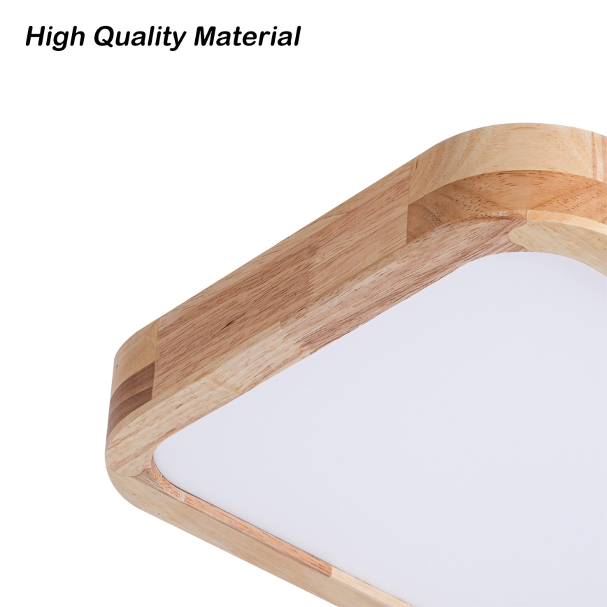 BRILAGI - LED stropna svjetiljka WOODLINE SQUARE LED/32W/230V 3000/4000/6000K hrast 30x30 cm