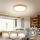 Brilagi - LED stropna svjetiljka WOODROUND 30W/230V, 3000/4000/6000K, Ø 40 cm, drvena, CRI 90