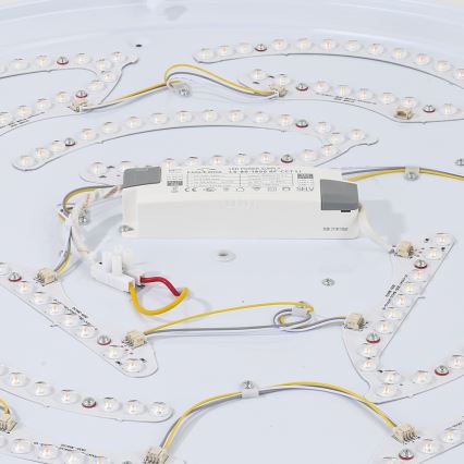 Brilagi - LED stropna svjetiljka WOODROUND LED/70W/230V 3000/4000/6000K Ø 80 cm drvo CRI 90