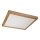 Brilagi - LED Stropna svjetiljka za kupaonice WOODY FRAME LED/40W/230V 60x60 cm IP44 hrast
