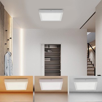 Brilagi - LED Stropna svjetiljka za kupaonicu FRAME LED/24W/230V 30x30 cm 3000/4000/6000K IP44 bijela
