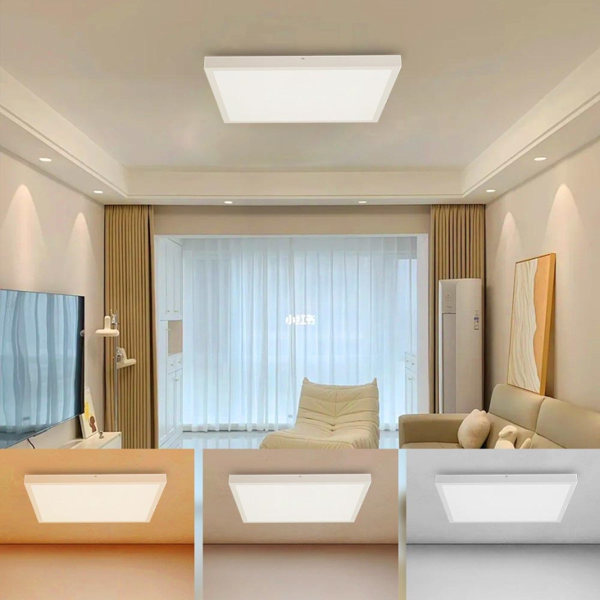 Brilagi - LED Stropna svjetiljka za kupaonicu FRAME LED/50W/230V 60x60 cm 3000/4000/6000K IP44 bijela