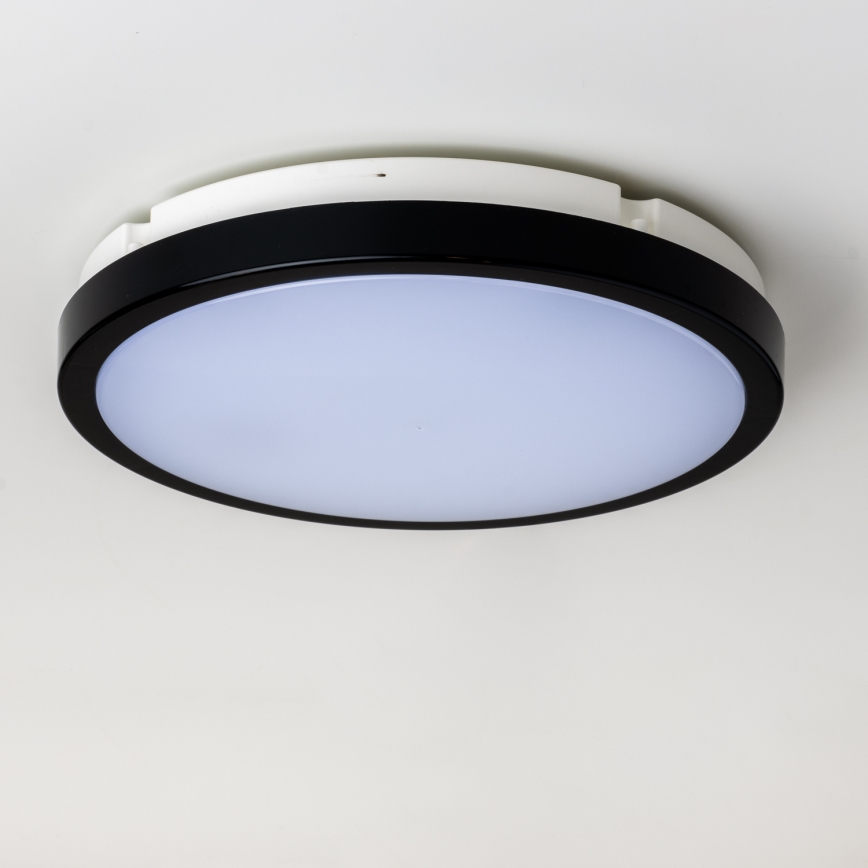 Brilagi - LED Stropna svjetiljka za kupaonicu PERA LED/24W/230V pr. 28 cm IP65 crna