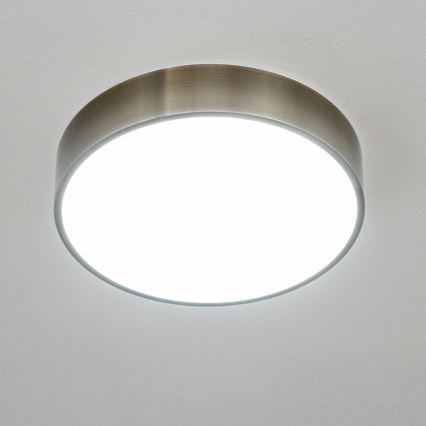 Brilagi - LED kupaonska stropna svjetiljka POOL LED/24W/230V 3000/4000/5500K Ø 30 cm IP54 mesing