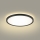 Brilagi - LED Stropna svjetiljka za kupaonicu ULTRA SLIM LED/12W/230V pr. 22,5 cm crna IP54