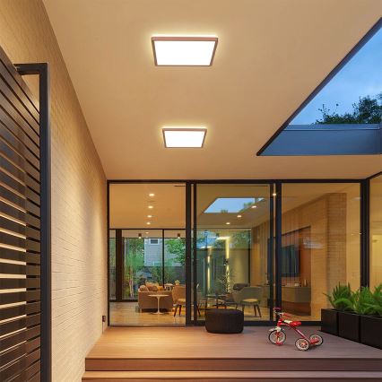 Brilagi - LED stropno svjetlo za kupaonicu ULTRA SLIM LED/18W/230V 30x30 cm ružičasto zlato IP54