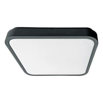 Brilagi - LED stropna svjetiljka za kupaonicu ZENNA LED/18W/230V 28,5x28,5 cm IP44 antracit