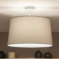 Brilagi - LED stropna svjetiljka za površinsku montažu CERIA 1xE27/60W/230V, promjer 45 cm, bijela/siva