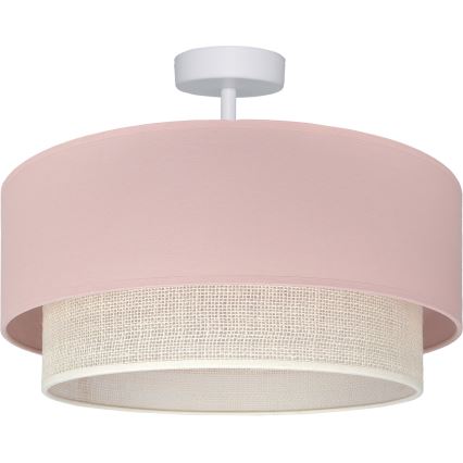 Brilagi - LED stropni luster BOHO BOBO 1xE27/10W/230V pr. 40 cm ružičasta/krema