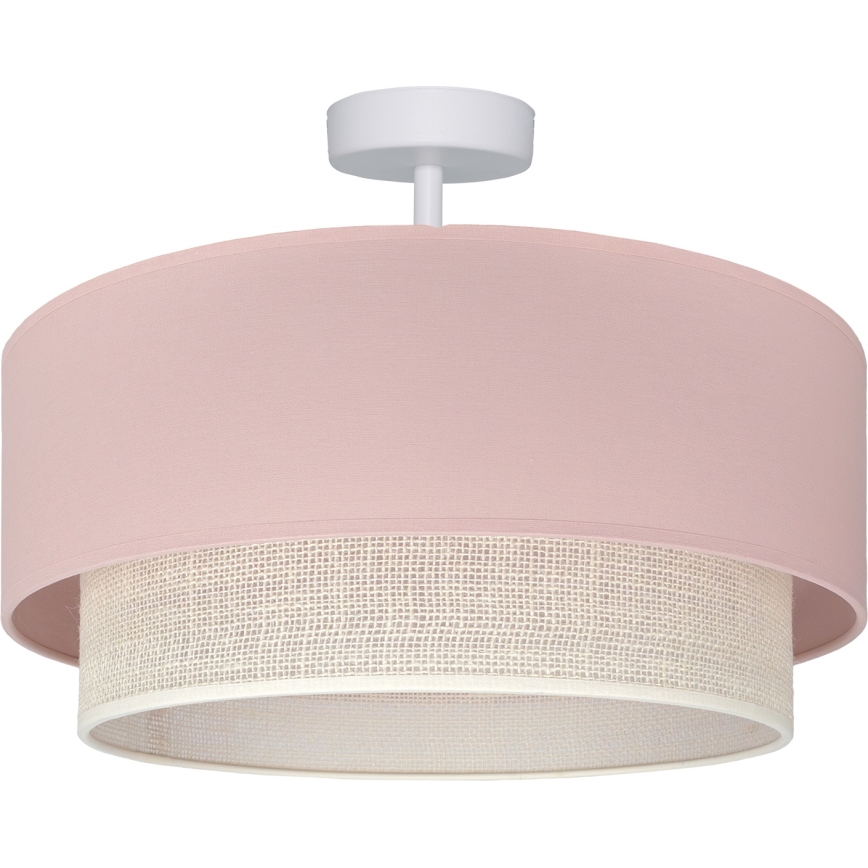 Brilagi - LED stropni luster BOHO BOBO 1xE27/10W/230V pr. 40 cm ružičasta/krema