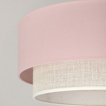 Brilagi - LED stropni luster BOHO BOBO 1xE27/60W/230V pr. 40 cm ružičasta/krema