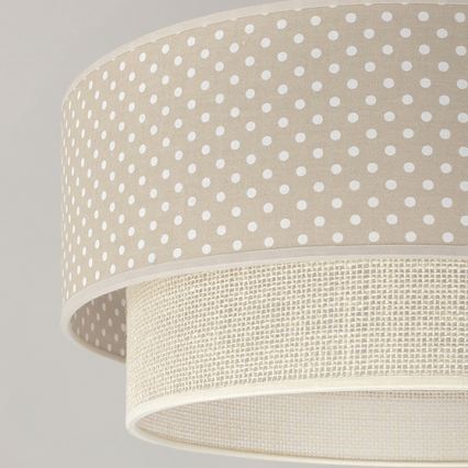 Brilagi - LED plafonjera BOHO BOBO 1xE27/60W/230V Ø 40 cm, točkasti uzorak, bež/krem