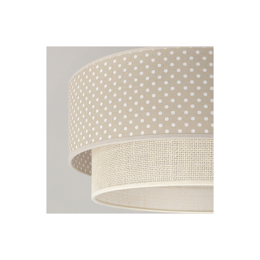 Brilagi - LED plafonjera BOHO BOBO 1xE27/60W/230V Ø 40 cm, točkasti uzorak, bež/krem