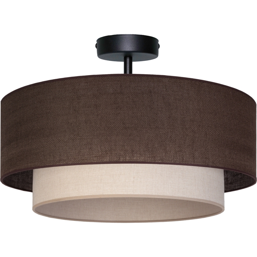 Brilagi - LED stropni luster BOHO ECO 1xE27/10W/230V promjer 40 cm smeđa/krema