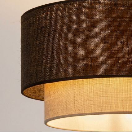 Brilagi - LED stropni luster BOHO ECO 1xE27/10W/230V promjer 40 cm smeđa/krema