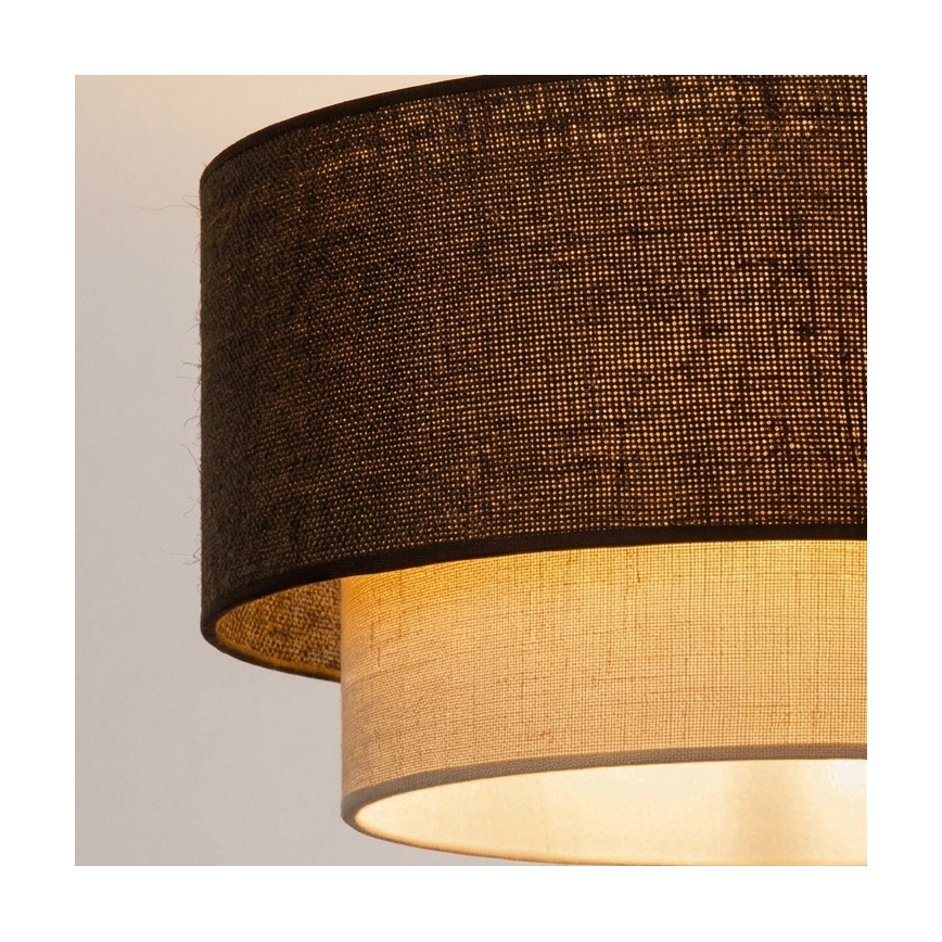 Brilagi - LED stropni luster BOHO ECO 1xE27/10W/230V promjer 40 cm smeđa/krema