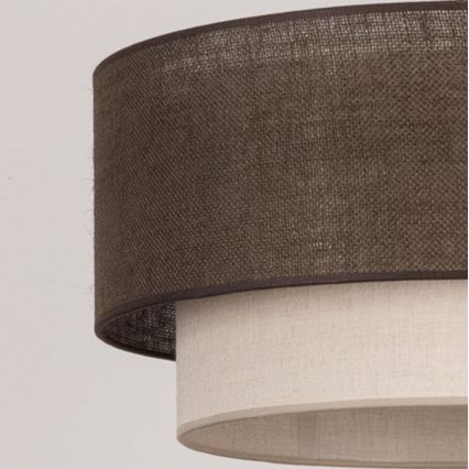 Brilagi - LED stropni luster BOHO ECO 1xE27/10W/230V promjer 40 cm smeđa/krema