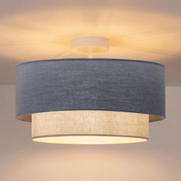 Brilagi - LED stropni luster BOHO ECO 1xE27/10W/230V Ø 40 cm plava/krem