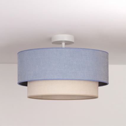 Brilagi - LED stropni luster BOHO ECO 1xE27/10W/230V Ø 40 cm plava/krem
