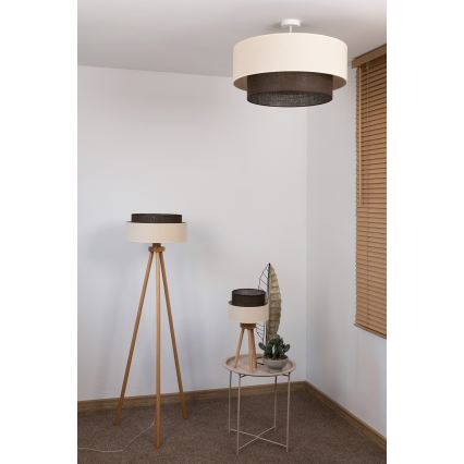 Brilagi - LED stropni luster BOHO STIL 3xE27/15W/230V Ø 60 cm krem/smeđa