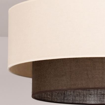 Brilagi - LED stropni luster BOHO STIL 3xE27/15W/230V Ø 60 cm krem/smeđa