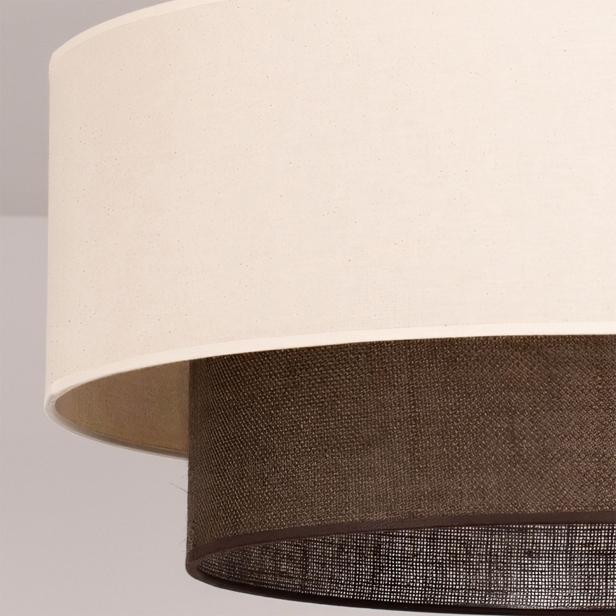 Brilagi - LED stropni luster BOHO STIL 3xE27/15W/230V Ø 60 cm krem/smeđa