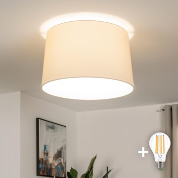 Brilagi - LED stropni luster CERIA 1xE27/40W/230V Ø 45 cm bež