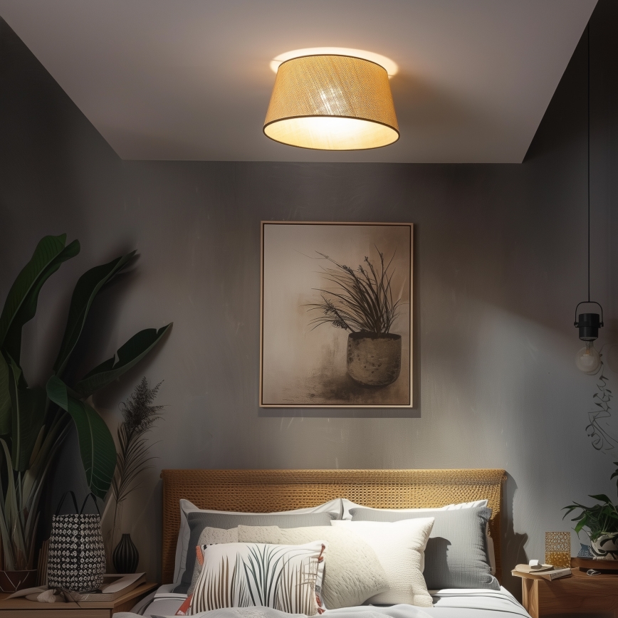 Brilagi - LED stropni luster CERIA 1xE27/40W/230V Ø 50 cm bež