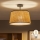 Brilagi - LED stropni luster CERIA 1xE27/60W/230V Ø 35 cm crna/bež
