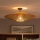 Brilagi - LED stropni luster CERIA BOHO 1xE27/60W/230V pr. 70 cm crna/smeđa